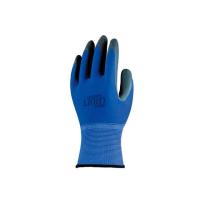 正規品／おたふく手袋 13G天然ゴム背抜き手袋10P（ブルー） サイズ：L OTAFUKU GLOVE 日用品 | モトメガネ2号店
