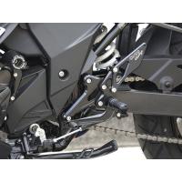 正規品／オーバーレーシング GSX250R バックステップ 4ポジション（ブラック） OVER RACING バイク | モトメガネ2号店