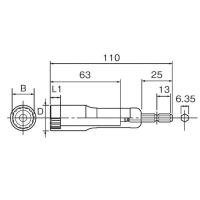 正規品／Panasonic EZ9HS107 ヘグザゴンソケット（深穴タイプ） 21MM Panasonic バイク 車 自動車 自転車 | モトメガネ2号店