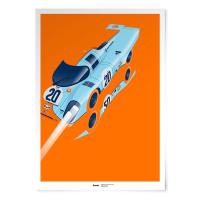 ポスター リカルド カー アートワーク Porsche 917 "Le Mans" Movie 1971 ポスター モータースポーツ | Motorimoda