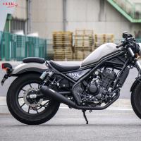 OVER Racing 25-131-02B SSメガホン コンプリートマフラー ブラック Rebel250(17-)/S Edition(20-) | 二輪用品店 MOTOSTYLE