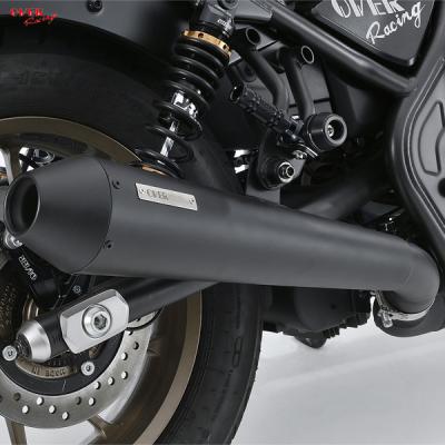 [イノリ]SSメガホンBLKスリップオンマフラー SSメガホンマフラー BLK スリップオン Rebel250(17-22)/S Edition(20