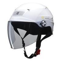 リード ZORK（ゾーク） ホワイト シールド付きハーフヘルメット 大きめフリーサイズ（60-62cm） | 二輪用品店 MOTOSTYLE