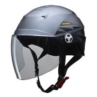 リード ZORK（ゾーク） スモーキーシルバー シールド付きハーフヘルメット 大きめフリーサイズ（60-62cm） | 二輪用品店 MOTOSTYLE