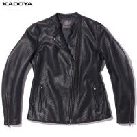 カドヤ(KADOYA) K'S LEATHER（ケーズレザー） バイク ジャケット PL-SW Lady ブラック 1310 | 二輪用品店 MOTOSTYLE