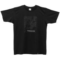 RSタイチ RSU100 マップ Tシャツ MAP T-SHIRT BLACK 春夏モデル | 二輪用品店 MOTOSTYLE