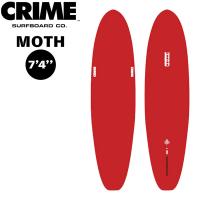 予約 サーフボード ソフトボード クライム 24 CRIME MOTH 7’4 RED モス シングルフィン ミッドレングス | MOVEセレクト