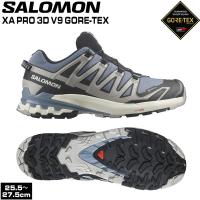 登山 トレッキング トレラン 24SS SALOMON サロモン XA PRO 3D V9 GTX エックスエープロ3ディーブイ9ゴアテックス FlintStone/Black/GhostGray | MOVE