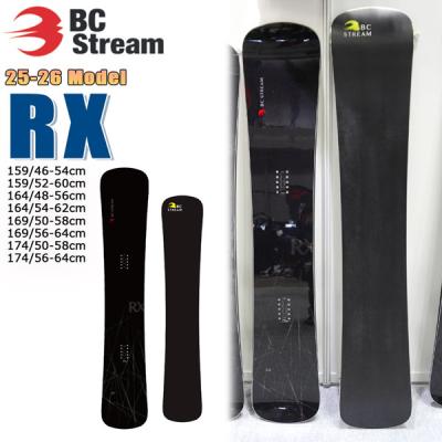 BC STREAM RX 159 スノーボード ブラック 25-26 BC STREAM RX 159/164/169/174 ディレクショナル