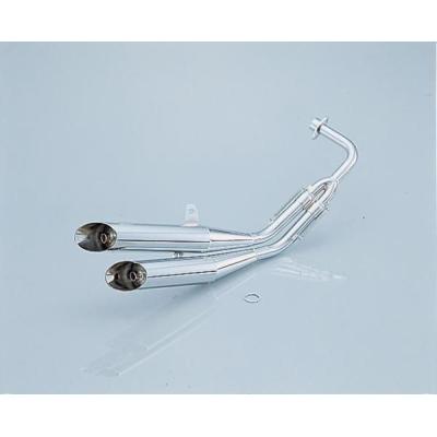 マグナ250用　JMCA ドラッグマフラーバージョンZ 内商会 【 ステンレスツインアップドラッグパイプマフラー マグナ50