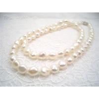 大粒淡水真珠ネックレス バロックパール :y-n-170:三重県真珠加工販売 