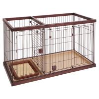 ペティオ トイレのしつけが出来る ドッグルームサークル ブラウン レギュラー 1個 ☆ペット用品 ppt2 | MプライスYahoo!店