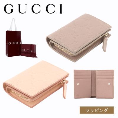 GUCCI レディース二つ折り財布(小銭入れの有無:小銭入れ付き GUCCI レディース二つ折り財布(小銭入れの有無:小銭入れ付き