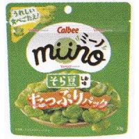 YCxカルビー　５３Ｇ ｍｉｉｎｏそら豆しお味たっぷりパック×12個【xecos6】【エコ配 送料無料 （沖縄 不可）】 | ワイワイ菓子問屋ヤフー店