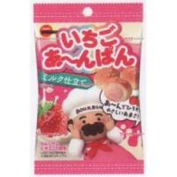 OExブルボン　３８Ｇ いちごあ−んぱんミルク仕立て袋×80個【x】【送料無料（沖縄は別途送料）】 | おかしのモリモリ森 ヤフー店