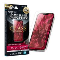 iPhone 13 mini ガラスフィルム 液晶保護フィルム GLASS PREMIUM FILM スーパークリア | LEPLUS SELECT Yahoo!店