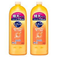 まとめ買いキュキュット 食器用洗剤 オレンジの香り 詰め替え 770ml × 2個 | Ms&Ks