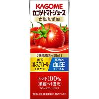 カゴメ トマトジュース 食塩無添加 200ml×24本機能性表示食品 パック | msk-shop