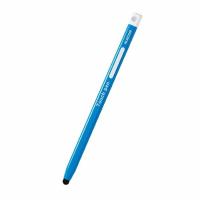 エレコム ELECOM タッチペン タブレット iPad スマホ 鉛筆型 三角 太軸 感度タイプ ブルー タブレット学習 学校 子供 キッズ P-TPEN02SBU | むさしのマート