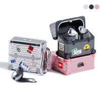 国内正規品 miak ミアック Galaxy Buds3/Buds3 Pro シリーズケース キャリーケース スーツケースデザインがユニーク カラビナ付 | msquall