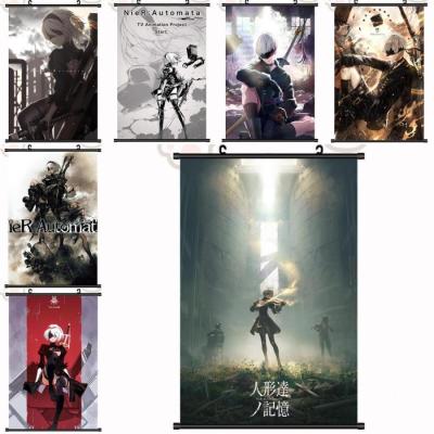 【希少品】NieR Automata ポスター　タペストリー　ニーアオートマタ ニーア オートマタ ウォールスクロール ポスター｜ホビーの総合