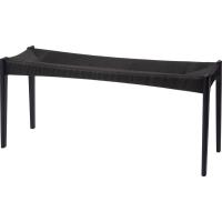 東谷 ACE-78BK W105×D36×H46×SH45 完成品 ベンチ チェア イス 椅子 いす 天然木 アッシュ ウレタン塗装 黒 北欧 | MTM.furniture