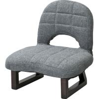 背もたれ付正座椅子　LSS-23GY　W44×D34×H49×SH20　完成品 | MTM.furniture