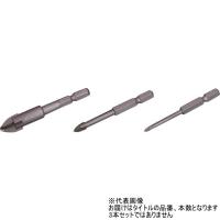 JINNOH 神王工業 充電クロスドリル JXD060 刃先径6.0mm 磁器タイル用 六角軸6.35mm JXDタイプ | MULHANDZ