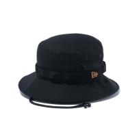 NEW ERA ニューエラ アウトドア アドベンチャー ハット ダックキャンバス レザーパッチ ブラック 帽子 14110059 | ムラサキスポーツ