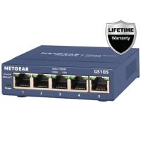 NETGAER/ネットギア・インターナショナル  ギガビット5ポート アンマネージスイッチ GS105-500JPS 本体ライフタイム保証（無期限保証） | NEXT!