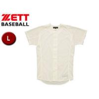 ゼット ZETT  BU505F-3100 ユニフォームシャツ（フルオープンスタイル） 【L】 （アイボリー） | NEXT!
