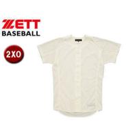 ゼット ZETT  BU505F-3100 PROSTATUS ユニフォームシャツ（フルオープンスタイル） 【2XO】 （アイボリー） | NEXT!