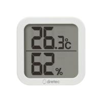 DRETEC ドリテック デジタル温湿度計 クラル O-414WT ホワイト | NEXT!