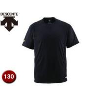 デサント DESCENTE  JDB200-BLK ジュニアベースボールシャツ(Tネック) 【130】 (ブラック) | NEXT!