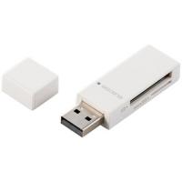 ELECOM エレコム  USB2.0対応カードリーダー/スティックタイプ/SD+microSD対応/ホワイト MR-D205WH | NEXT!