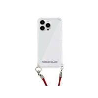 PHONECKLACE  PHONECKLACE ロープショルダーストラップ付きクリアケース for iPhone 13 Pro ダークレッド PN21605i13PRD | NEXT!