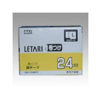 MAX/マックス  【Bepop mini/ビーポップミニ】ケーブルマーキング用レタリテープ 24mm幅巻きつけ 黄 黒文字 LM-L524BYS | NEXT!