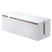 YAMAZAKI 山崎実業 【web/ウェブ】ケーブルボックス L ホワイト (2707) | NEXT!