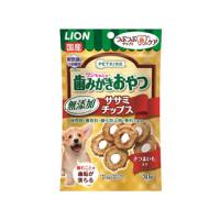LION PET ライオン商事 PETKISS ワンちゃんの歯みがきおやつ 無添加ササミチップス さつまいも入り 30g | NEXT!