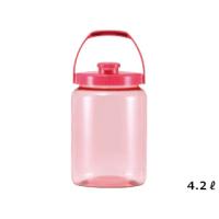 TAKEYA タケヤ化学工業  プラスチック　カラー果実酒びん　Ｒ型　４．２Ｌ　ピンク | NEXT!
