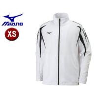 ミズノ mizuno  32JC8001-01 ＭＣＢ　ウォームアップシャツ 【XS】 （ホワイト×ブラック） | NEXT!