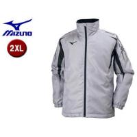 ミズノ mizuno  32JE7553-05 中綿ウォーマーシャツ 【2XL】 （アロイグレー×ブラック） | NEXT!