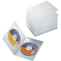 ELECOM エレコム DVDトールケース (2枚収納タイプ） 10枚セット クリア CCD-DVD06CR | NEXT!