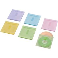 ELECOM エレコム 不織布ケース/Blu-ray対応/両面収納/タイトルカード付/30枚入/60枚収納/5色アソート CCD-NIWB60ASO | NEXT!