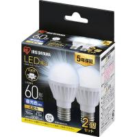 IRIS OHYAMA アイリスオーヤマ LED電球 E17 広配光2P 昼光色 60形(760lm) LDA7D-G-E17-6T62P | NEXT!
