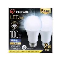 IRIS OHYAMA/アイリスオーヤマ  LED電球 E26 広配光2P昼光色100形(1600lm) LDA12D-G-10T62P | NEXT!