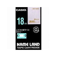CASIO/カシオ ネームランドテープ18mm 透明 金文字 XR-18XG | NEXT!