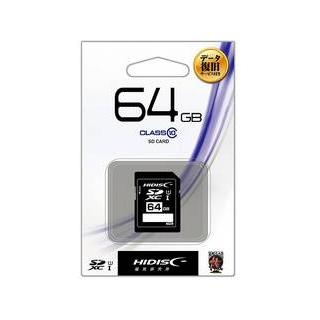 HIDISC メモリーカード（容量：64GB）｜PCサプライ