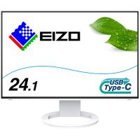 EIZO  WUXGA対応 USB Type-C対応24.1型液晶ディスプレイ/ホワイト/スピーカー EV2485-WT | NEXT!