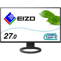 EIZO  IPSパネル採用 WQHD対応27型ワイド液晶ディスプレイ USB Type-C 70W給電対応 FlexScan EV2781-BK ブラック | NEXT!